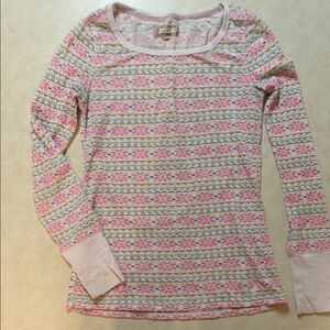 Aerie Patterned Long Sleeve Top